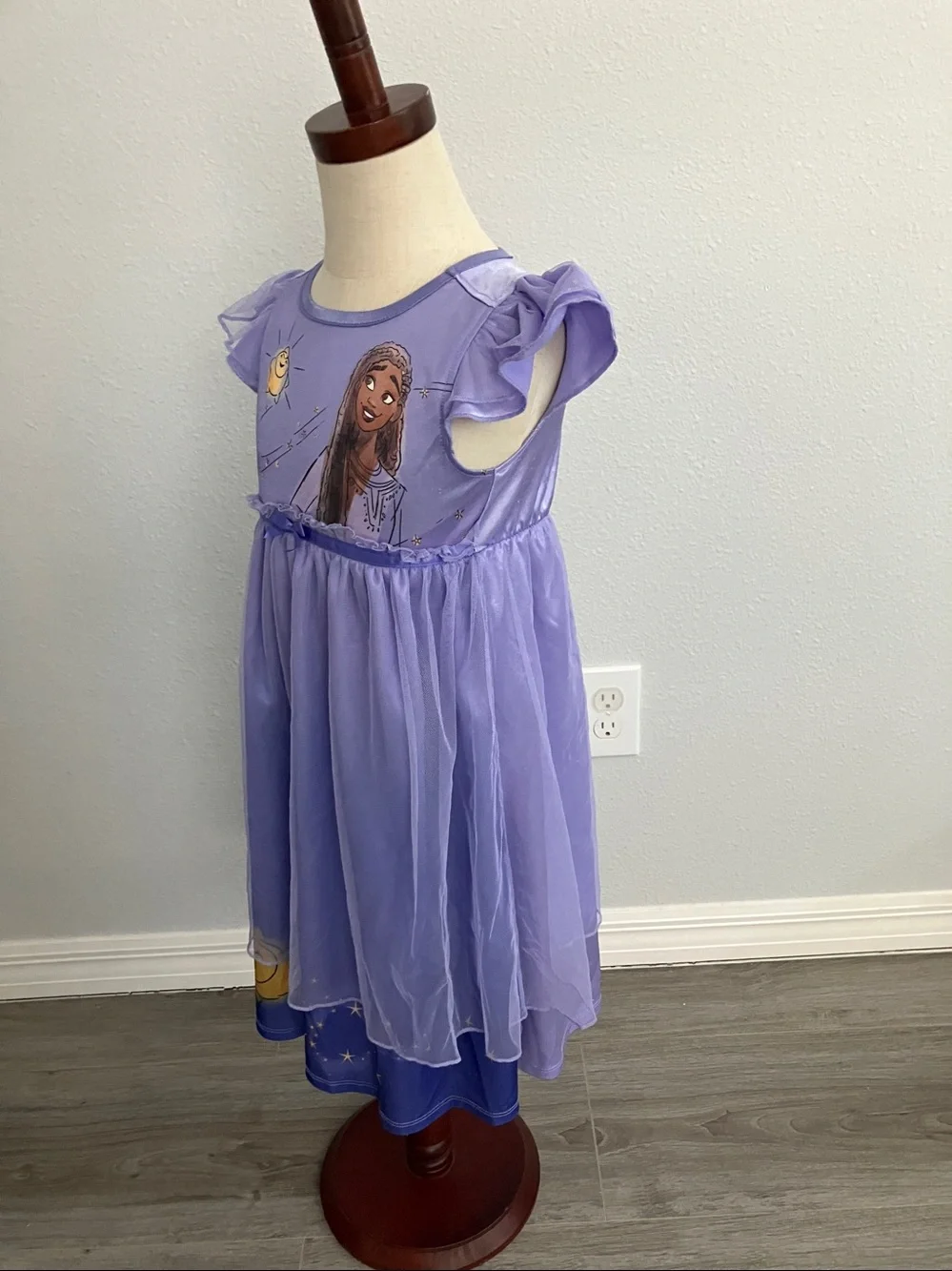 DISNEY Toddler Girls Wish Inspired Nightgown | 4T - Picture 6 of 10